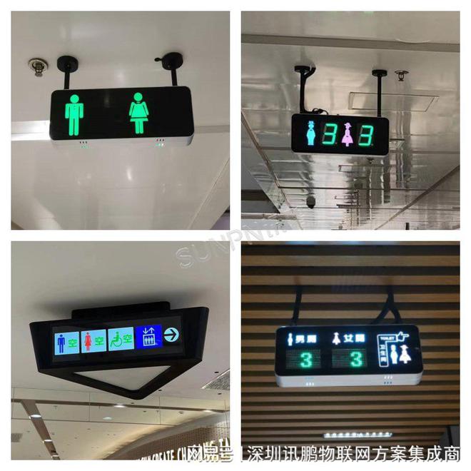 示屏节能LED灯光显示使用寿命长PG麻将胡了试玩智慧公厕余量指(图4)